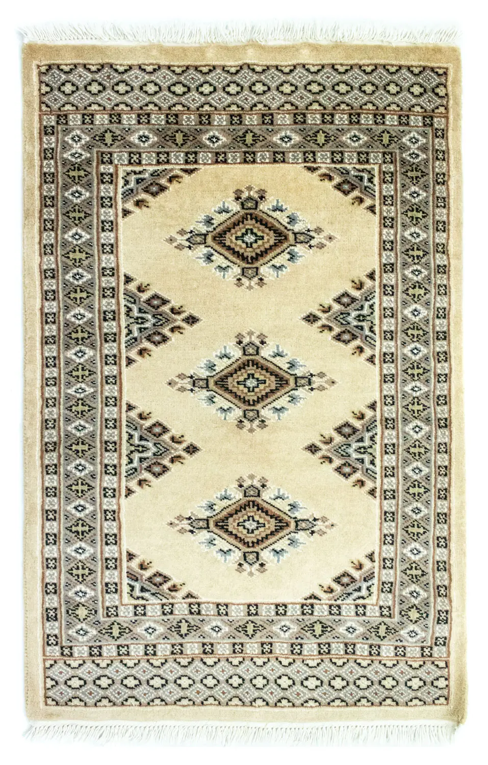 Pakistan Teppich - 95 64 cm beige - x