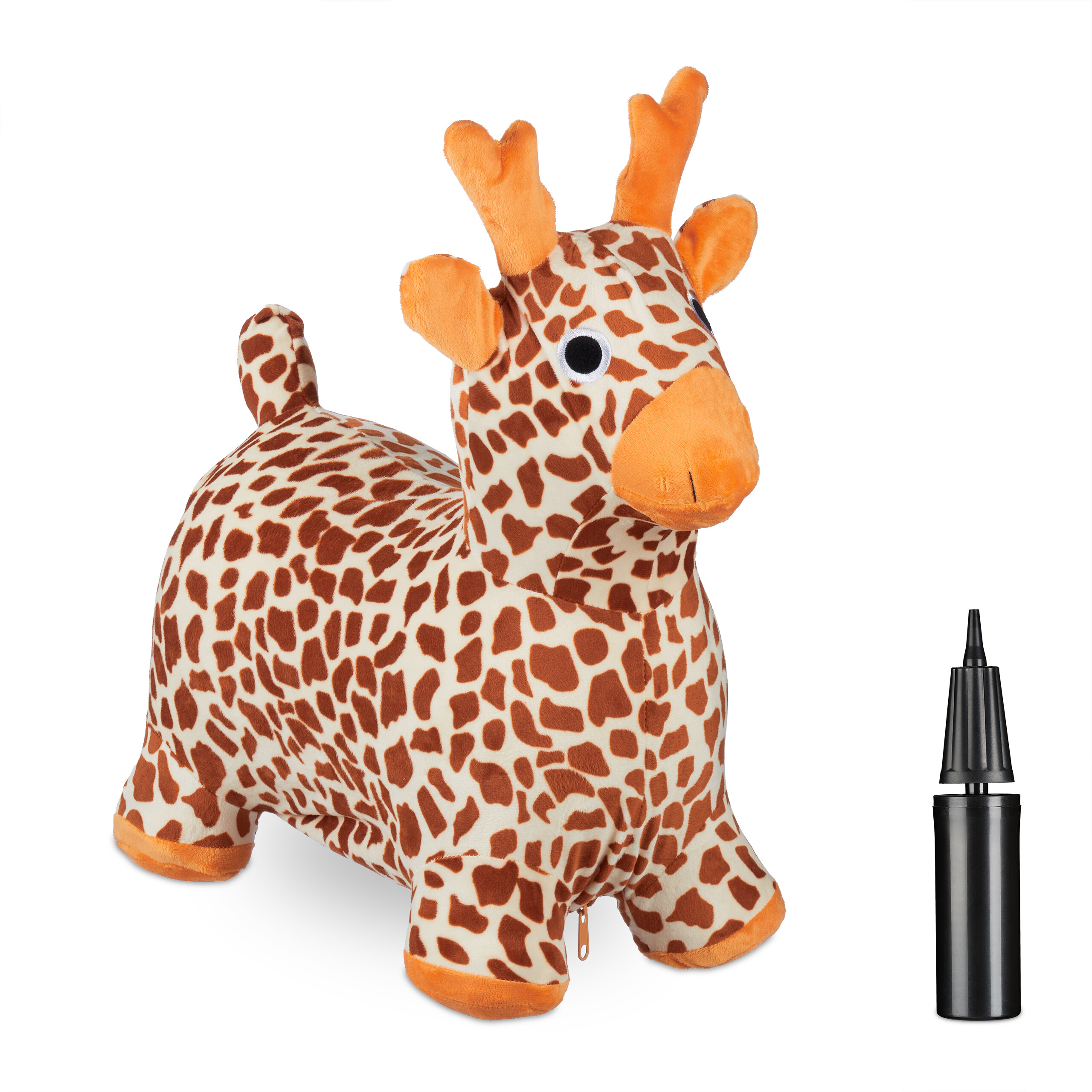 Lama Sauteur Gonflable Relaxdays – Pompe Incluse – Sans BPA – Antidérapant – Pour Enfants Dès 3 Ans – Charge Max 50 Kg