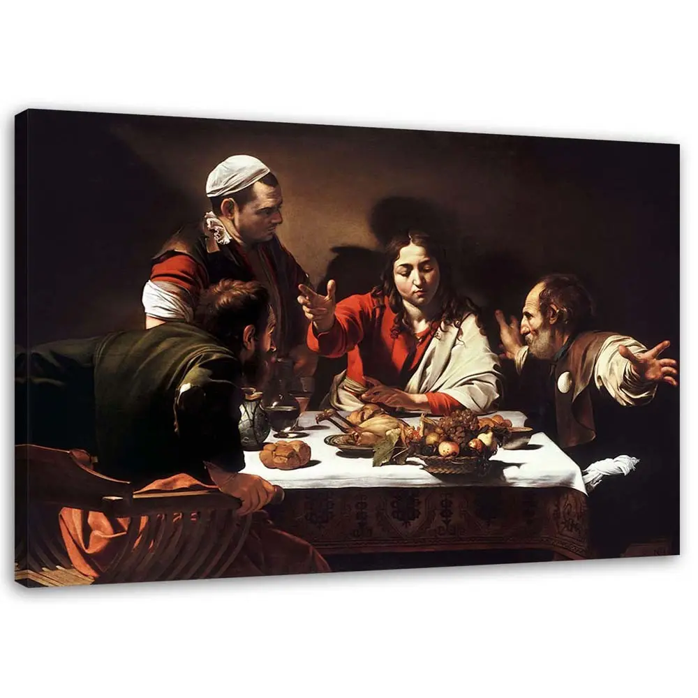 in - Bild Abendmahl Emmaus Caravaggio