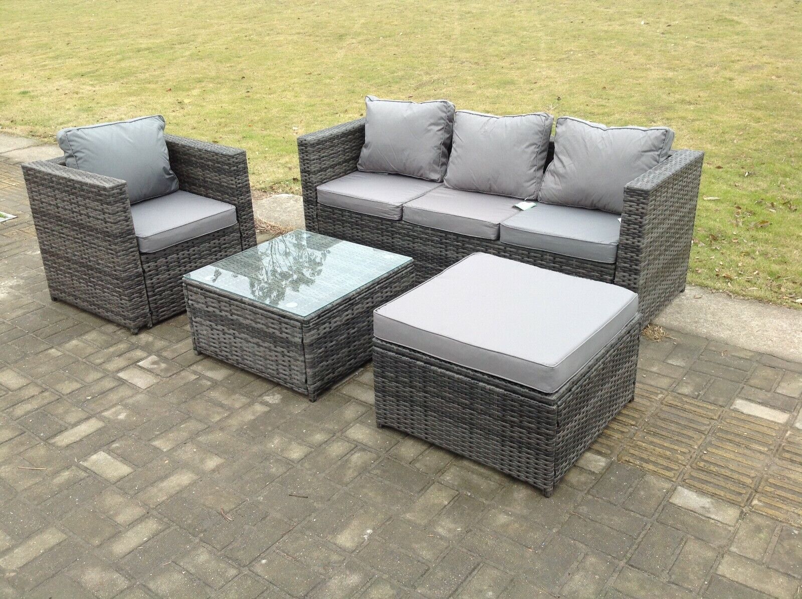 Rattan Sofa 5 Sitzer Gartenmobel Set kaufen home24
