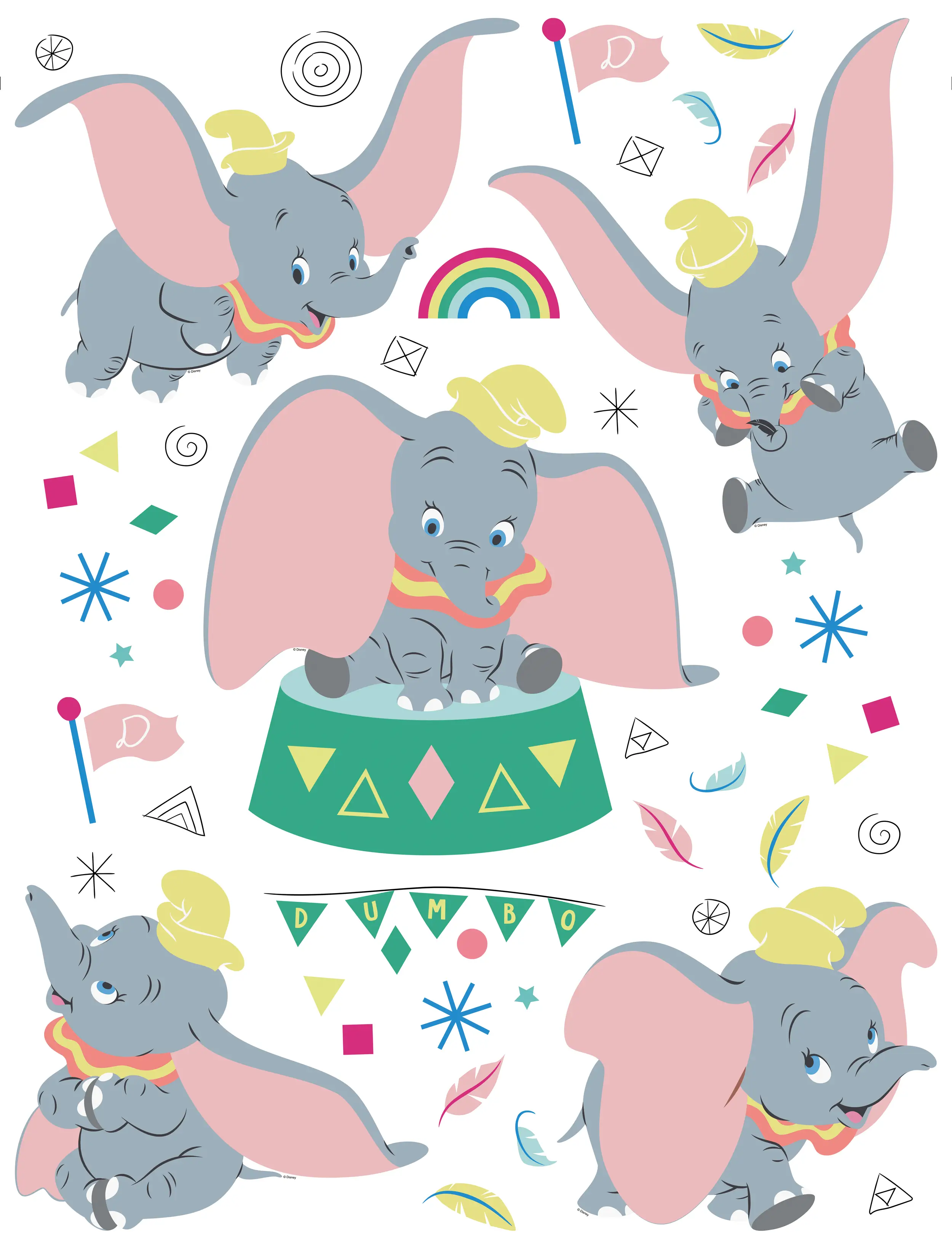 Wandtattoo Dumbo