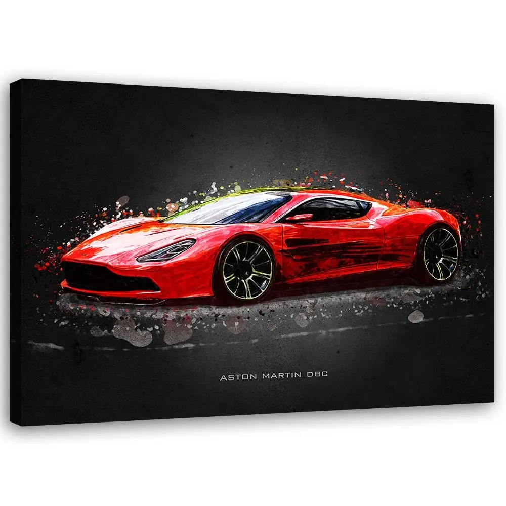 Ferrari Auto Rot Leinwandbild