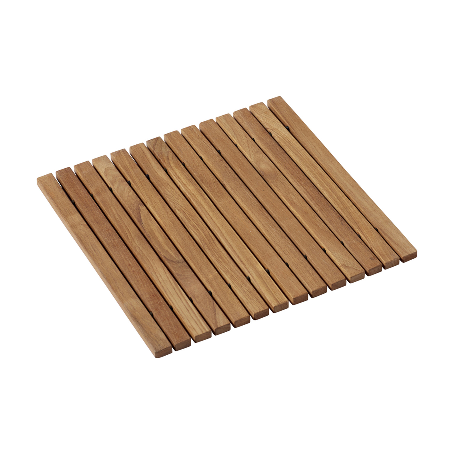 Duck Brand Softex Duschmatte, Weiß, 21x21 Zoll - Rutschfeste, Gepolsterte Badematte Mit Saugnäpfen