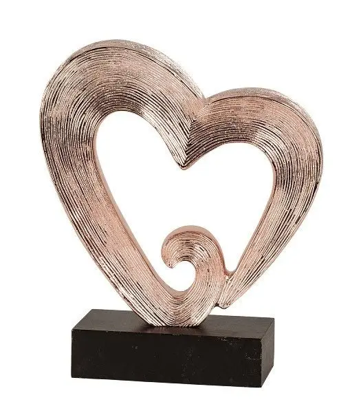 Elegante Herz Skulptur