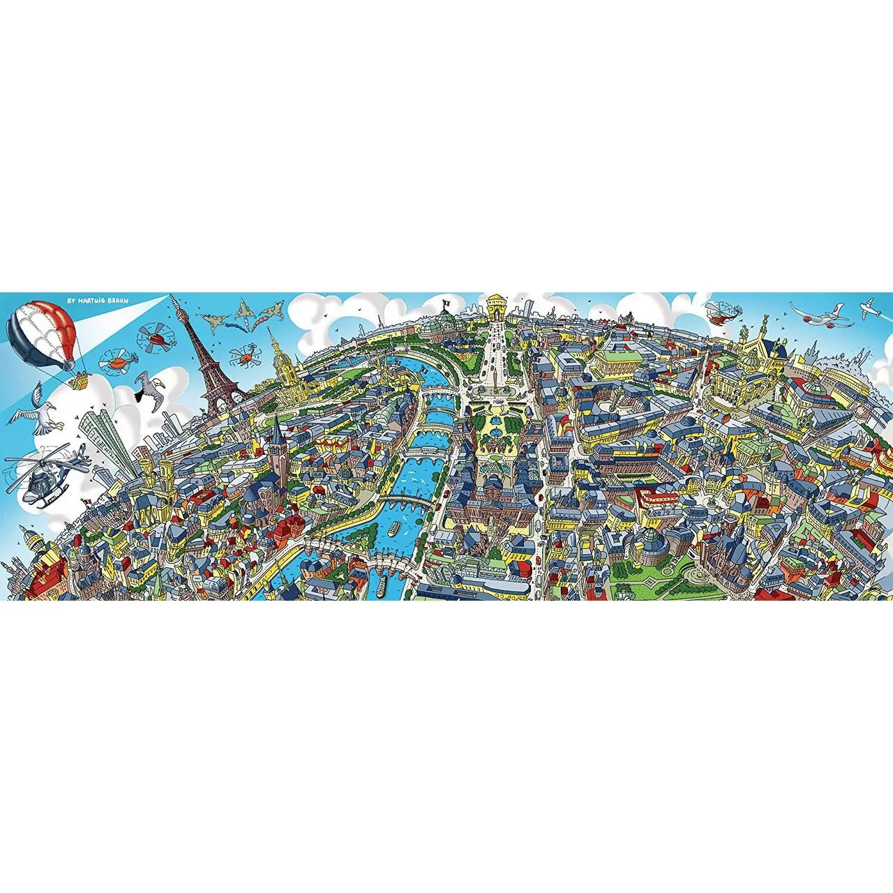 Puzzle Stadtbild Paris 1000 Teile