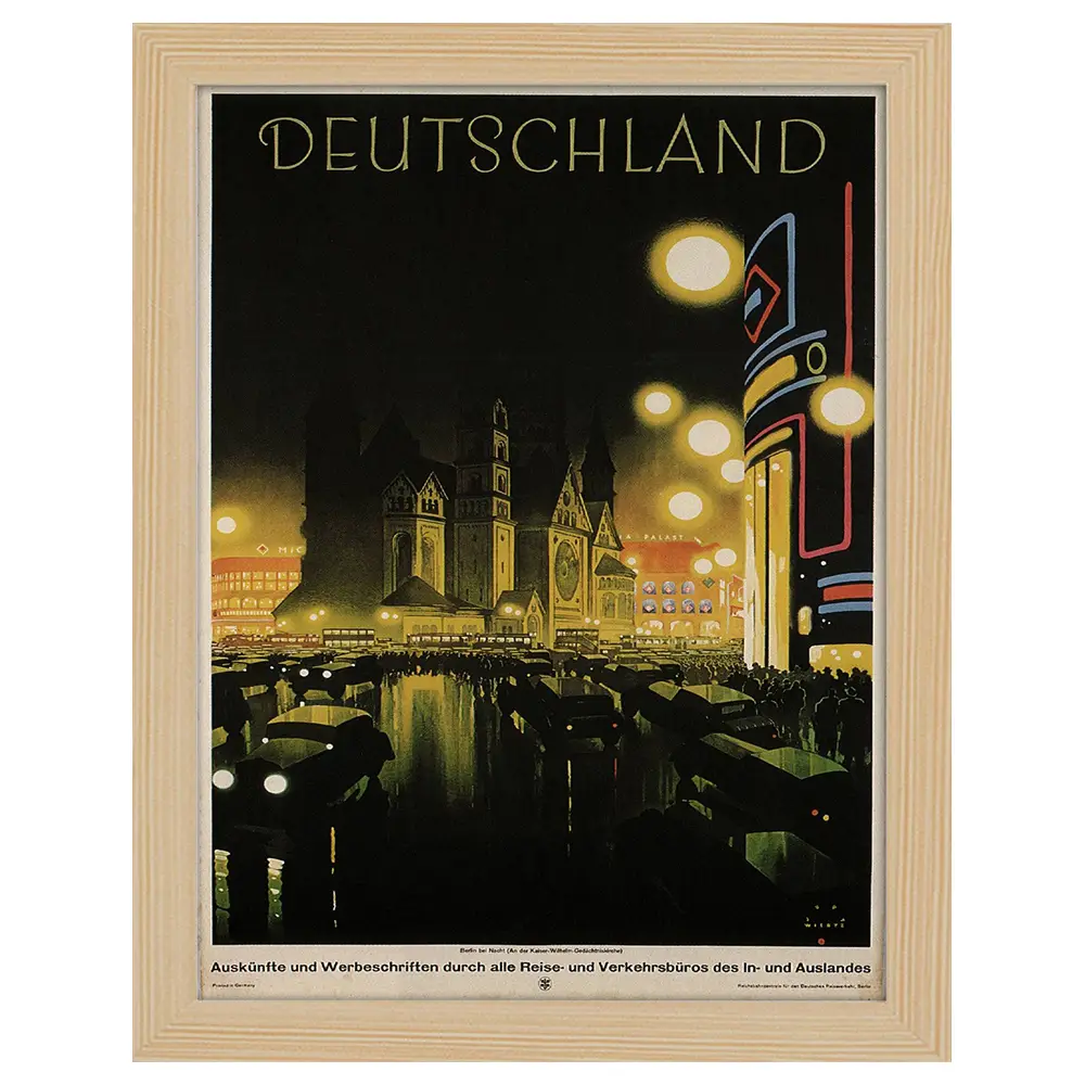 Bilderrahmen Poster Deutschland