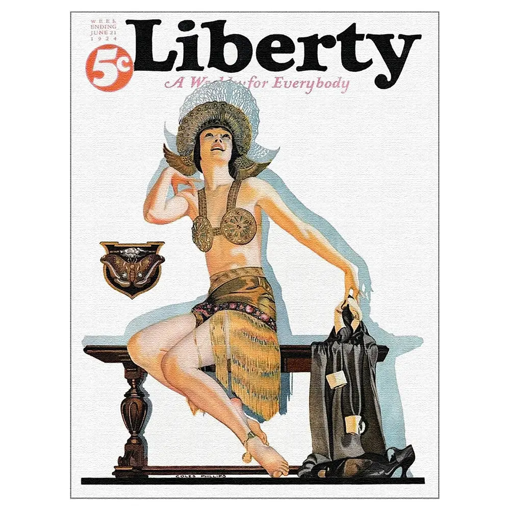 Leinwandbild Liberty Magazine 1924 June