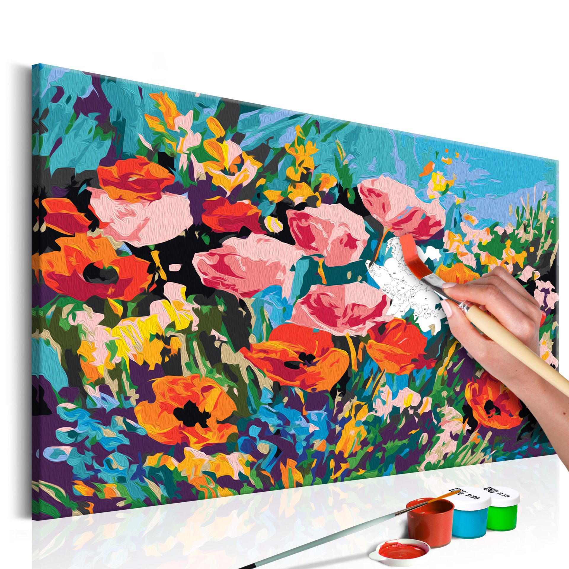 Wandbild Malen nach Zahlen Blumen Pim kaufen | home24