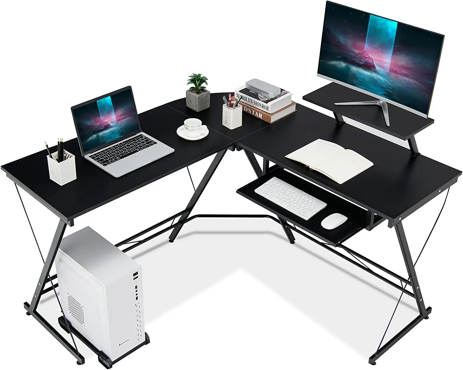 L-f枚rmiger Gaming Schreibtisch | Gaming-Tische
