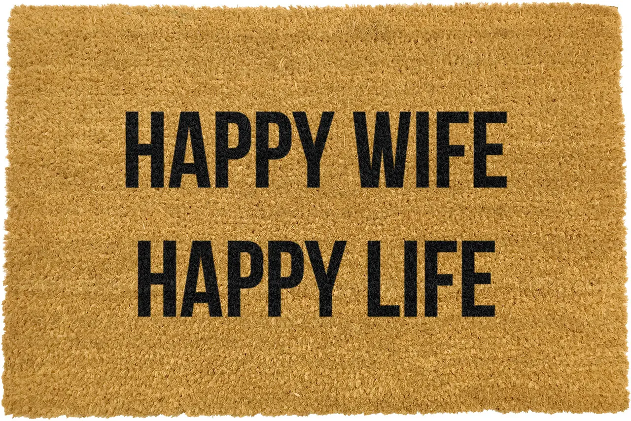 Happy Happy Wife Life Fu脽matte