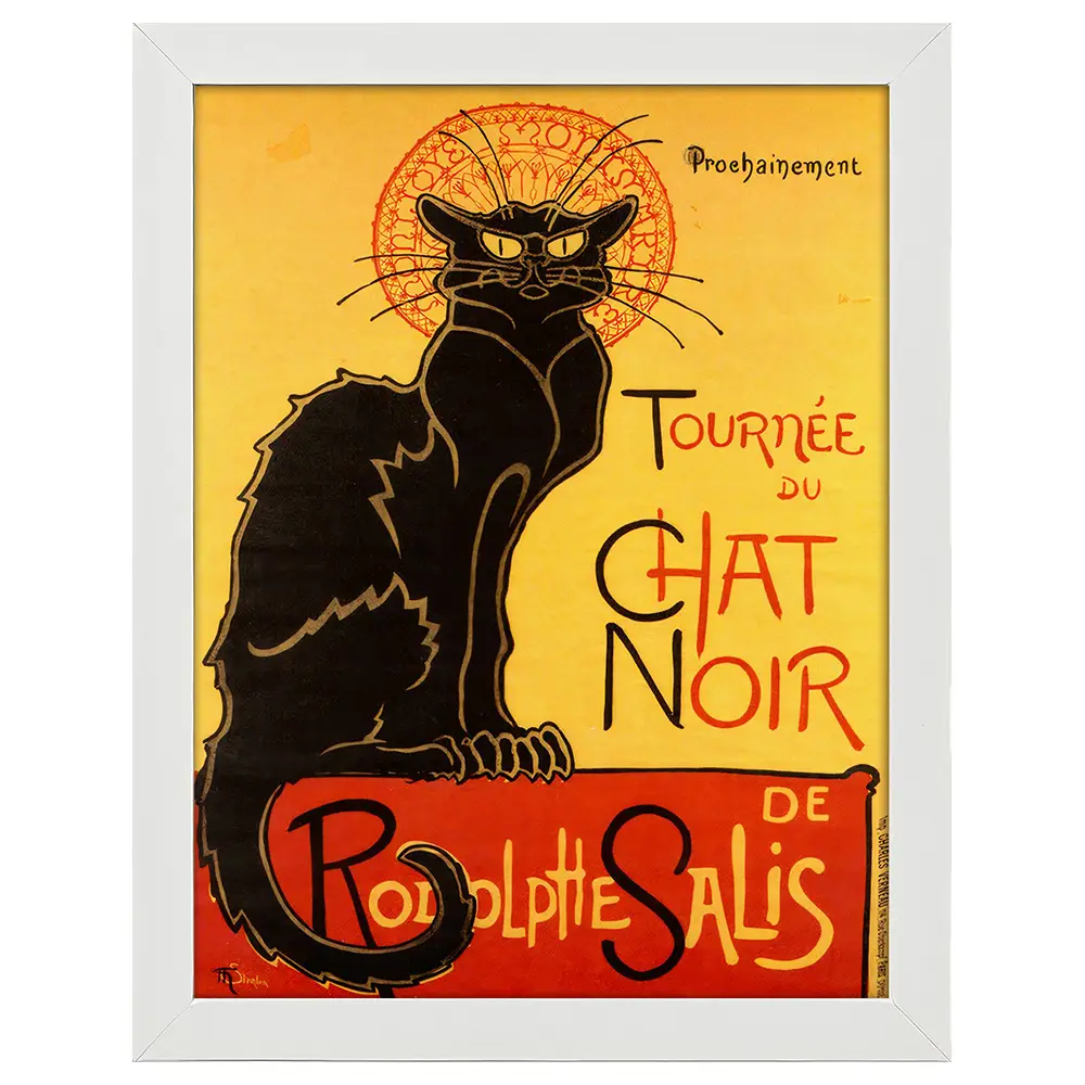 Bilderrahmen Poster Tourn茅e du Chat Noir