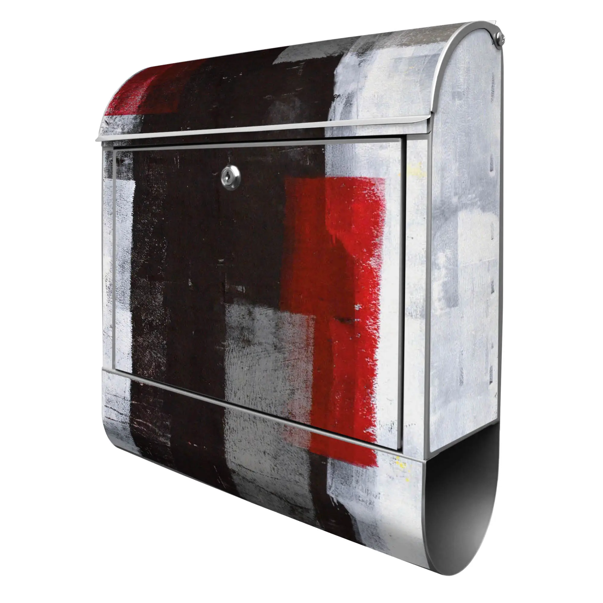 Briefkasten Stahl Abstrakt Rot | Briefkästen