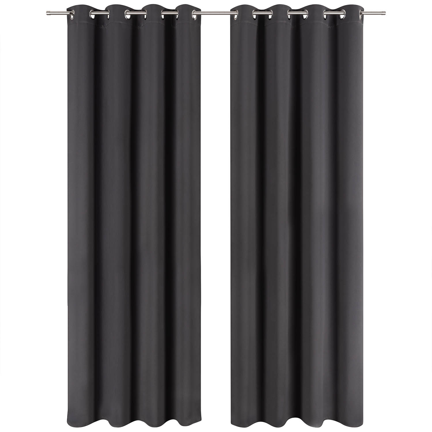 Verdunklungsvorhänge 2er Set 150x200 Cm – Elegant, Blickdicht & Schalldämmend Für Wohnzimmer & Schlafzimmer (Braun)