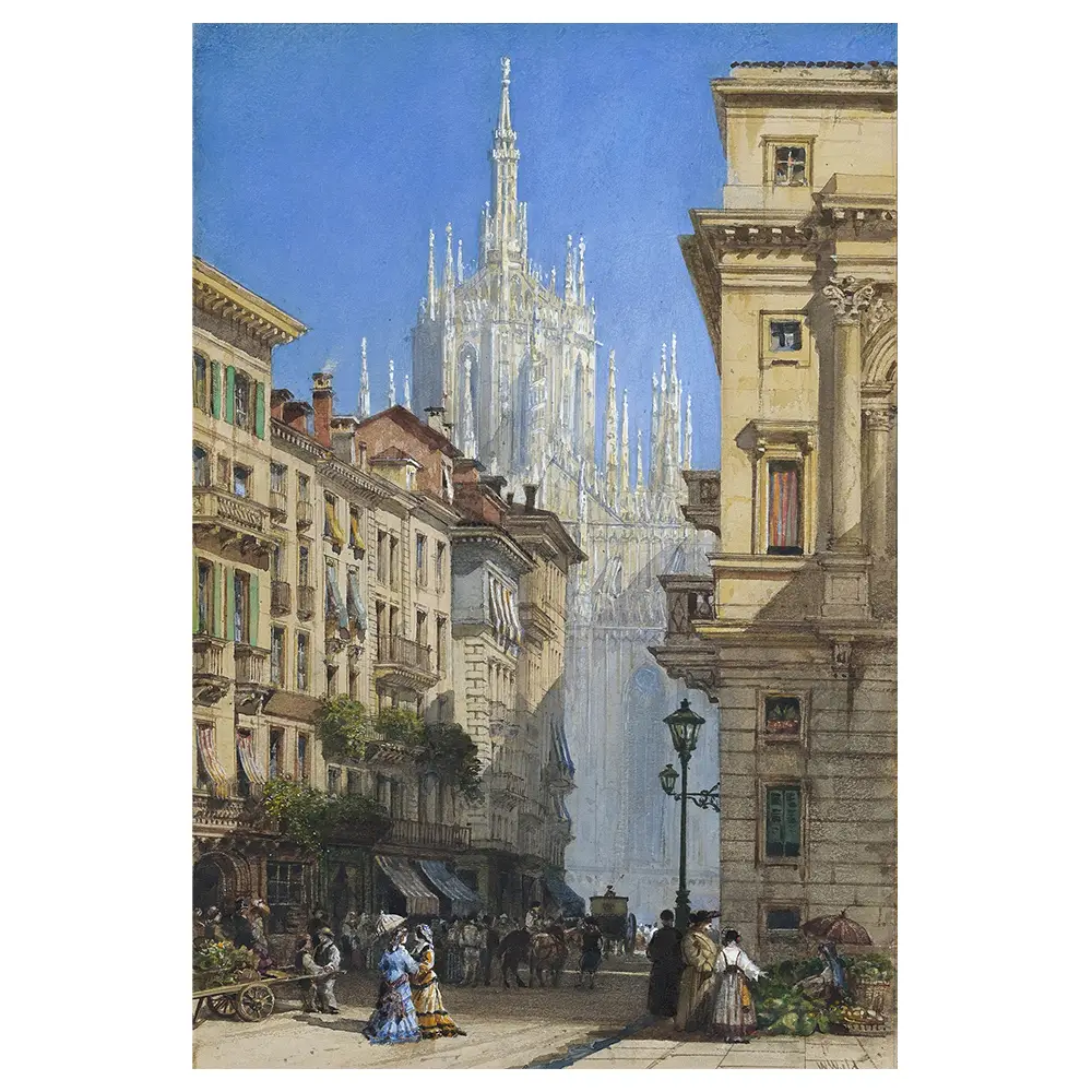 Leinwandbild Der Dom in Mailand