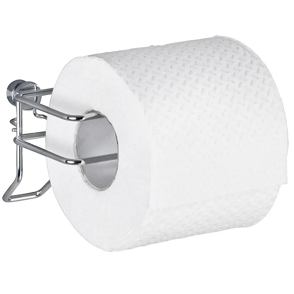 Wenko Toilettenpapierhalter, Stahl chrom
