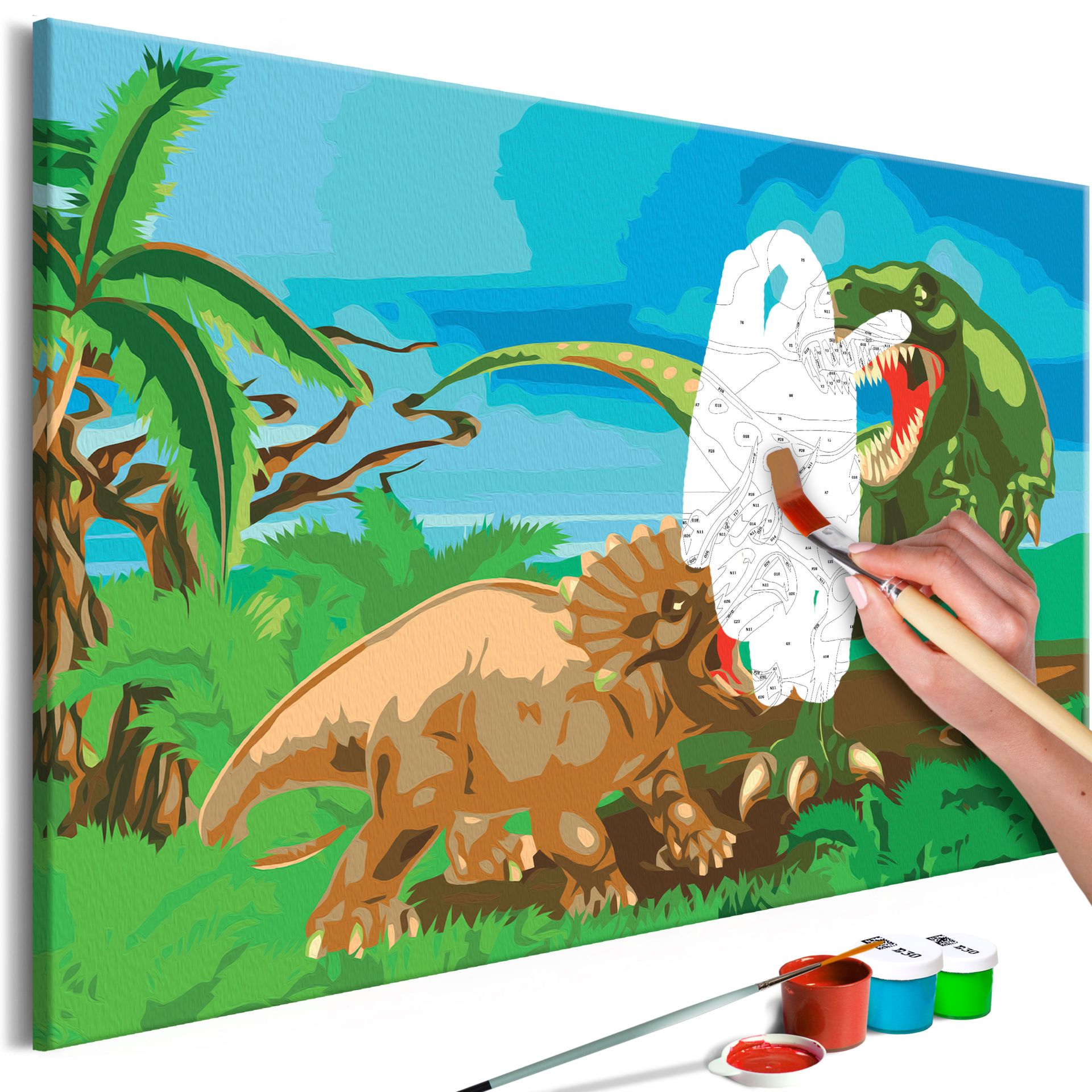 Wandbild Malen nach Zahlen Tiere Ev kaufen | home24