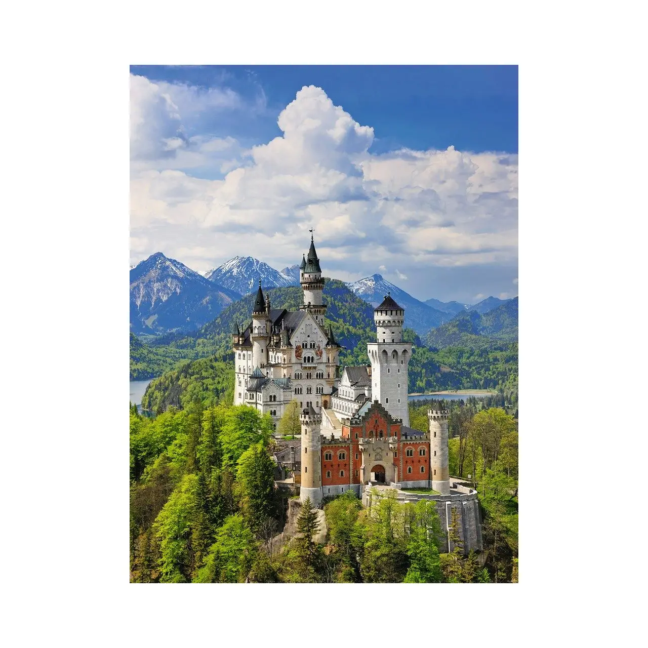 Teile Schloss 500 Neuschwanstein Puzzle