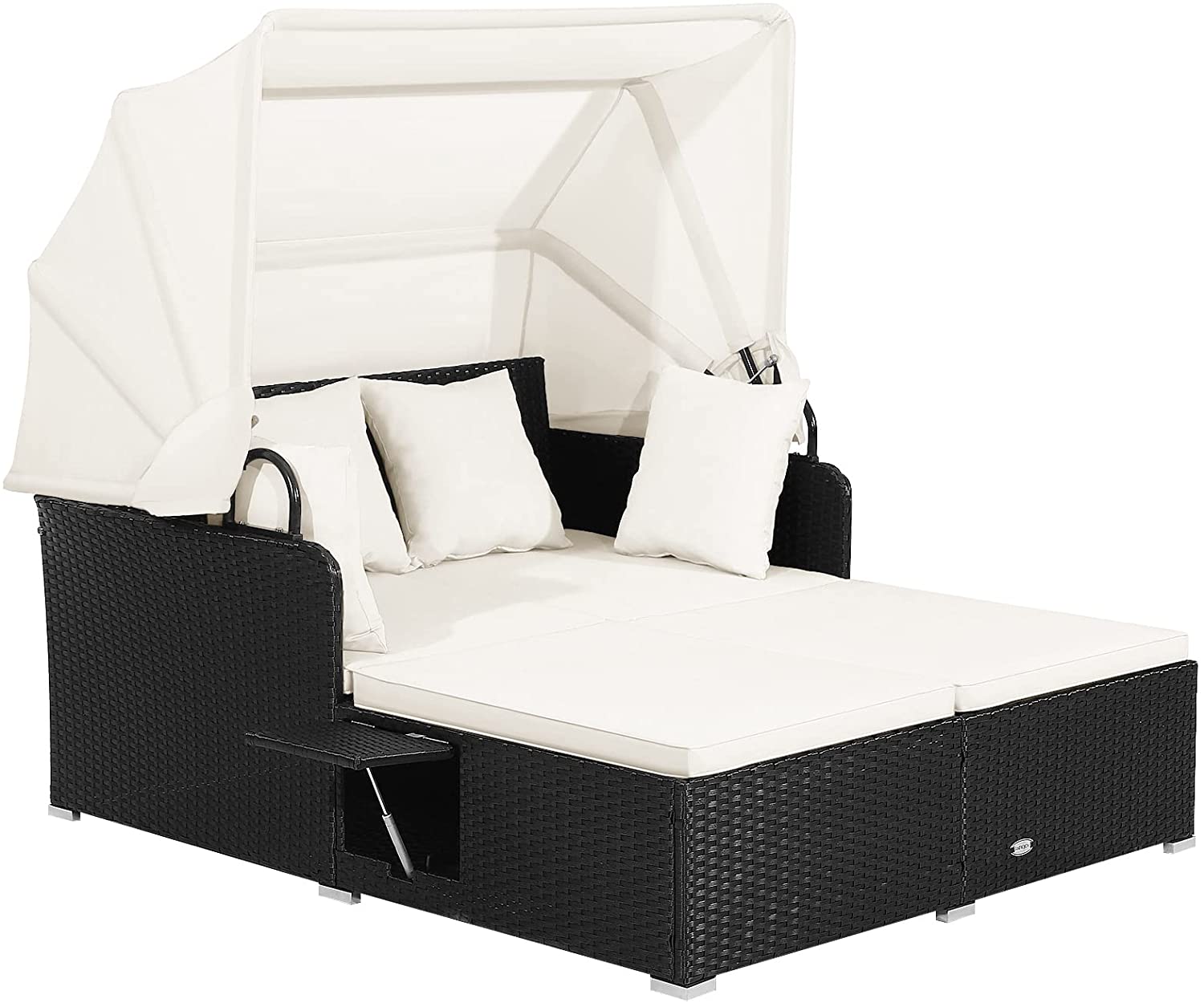 Sonnenliege Rattan mit Baldachin kaufen home24