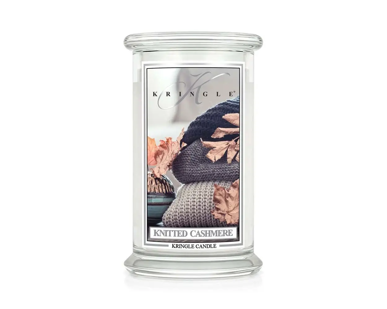 Gro脽e Classic Knitted Cashmere Candle