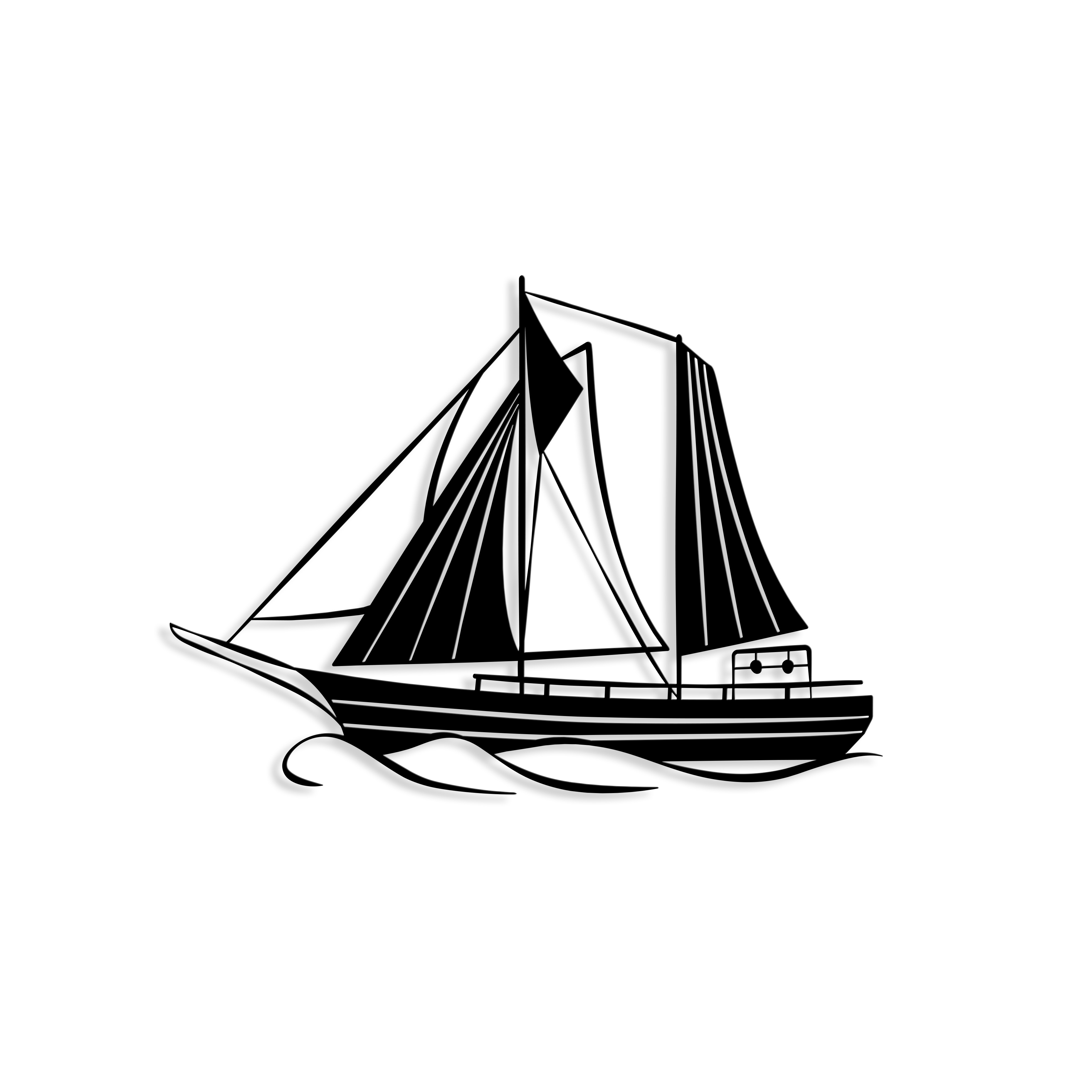 Wanddekoration METALL Nr30 SAIL Schwarz Kaufen Home24 wanddekoration-metall-nr30-sail-schwarz-kaufen-home24