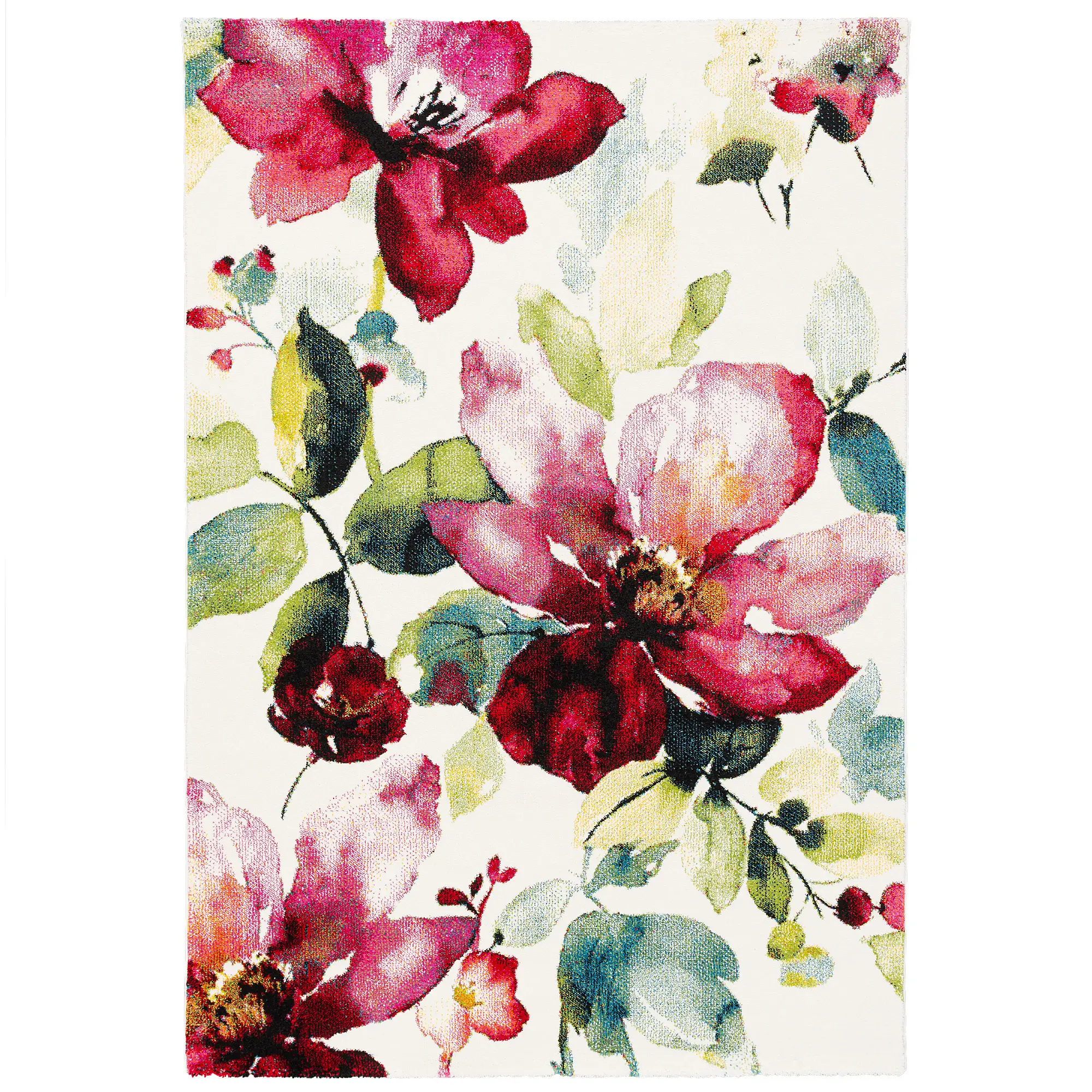 Designer Teppich Brilliant Blumen