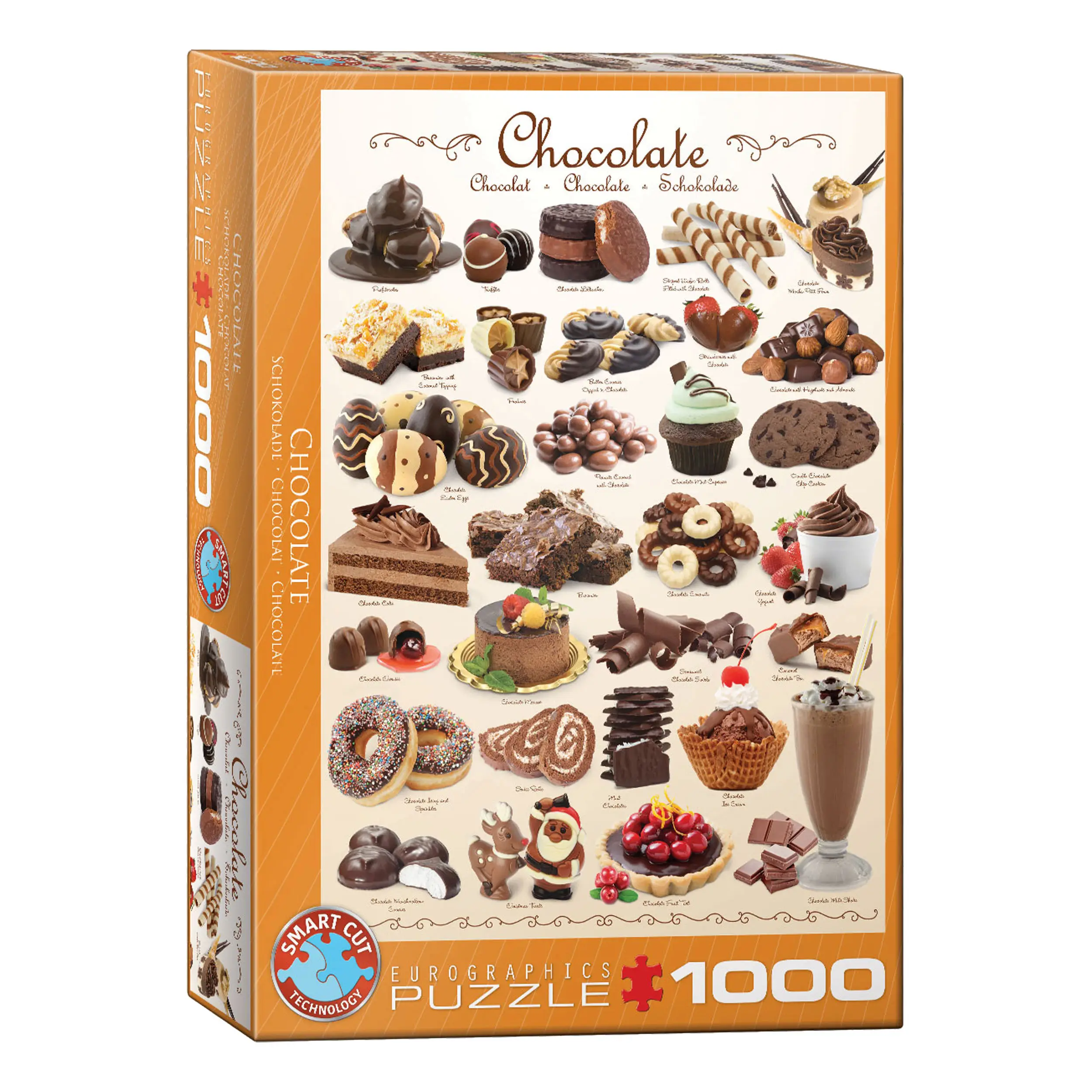 Teile 1000 Line Schokolade Sweet Puzzle