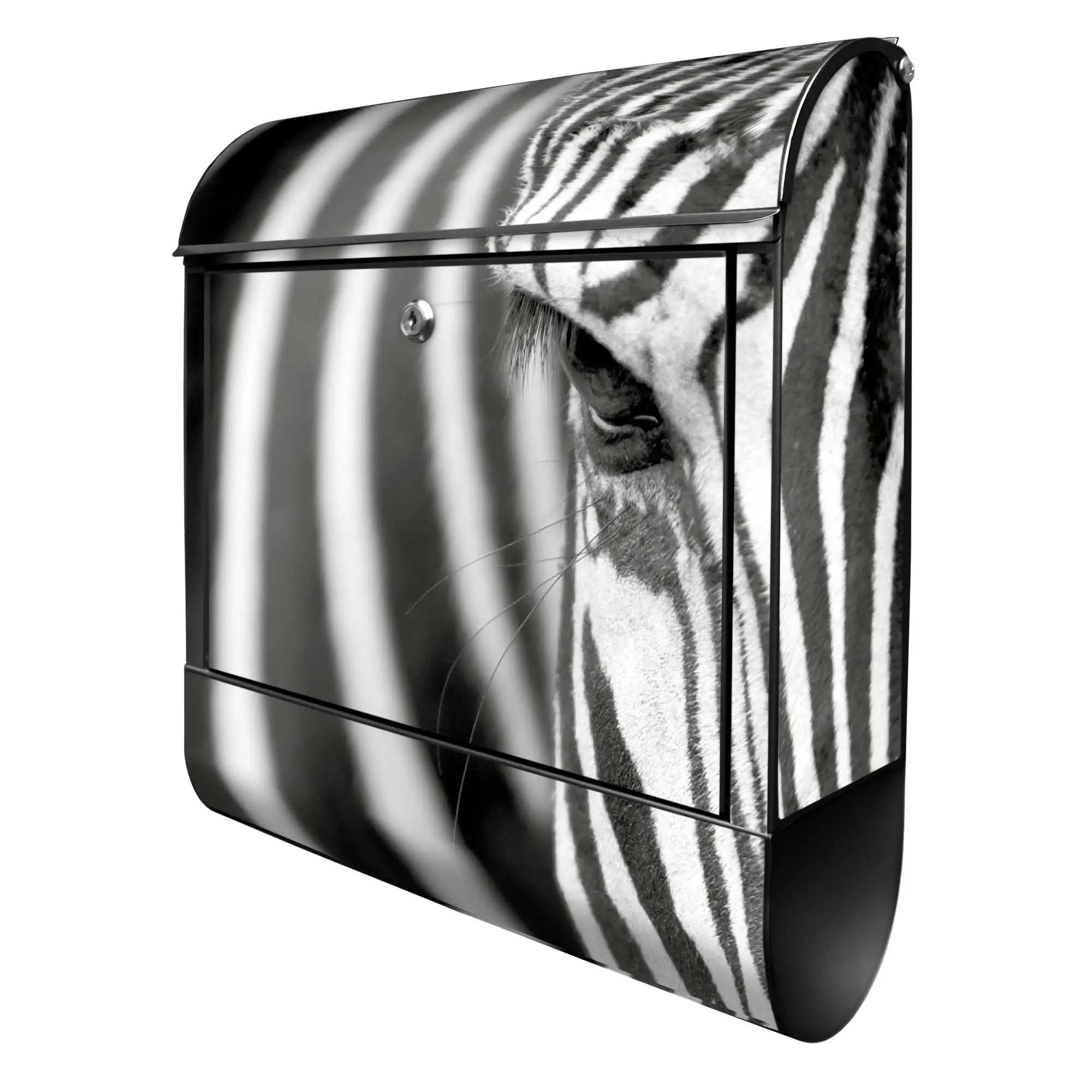 Briefkasten Stahl Zebra Face En