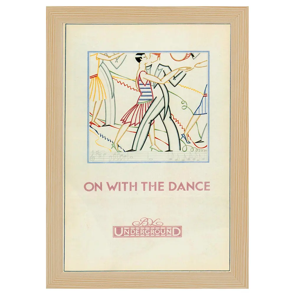 1927 Poster Bilderrahmen Dance