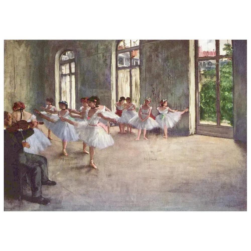 Ballet Rehearsal Leinwandbild