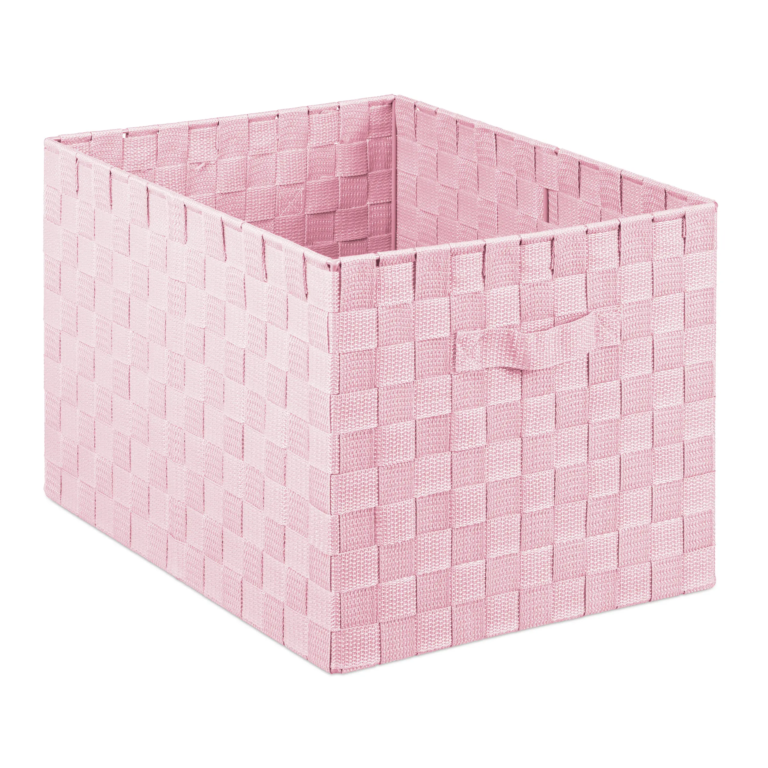 Griff 1 x rosa Aufbewahrungskorb mit