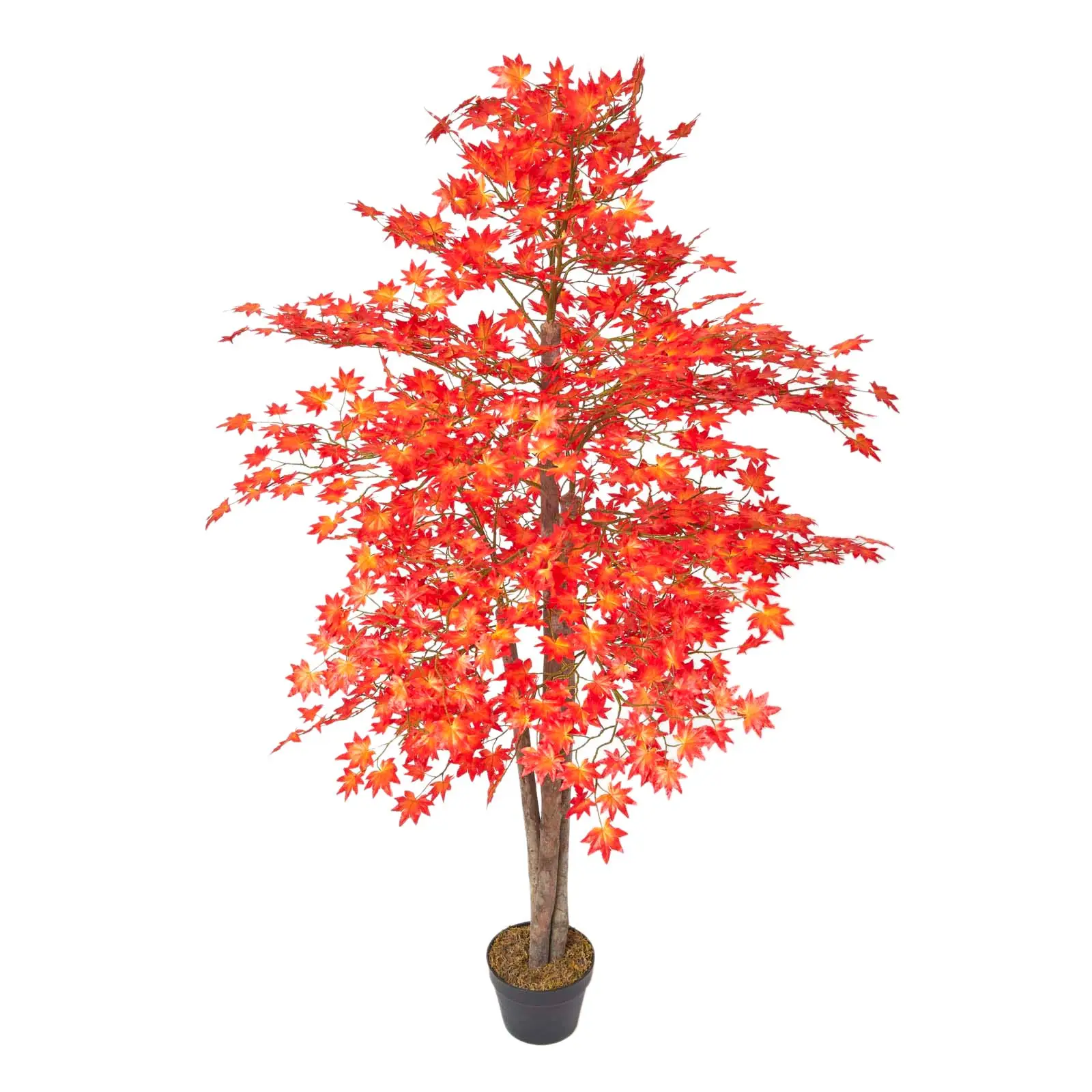 Kunstbaum 160 cm Rot/Orange Ahornbaum