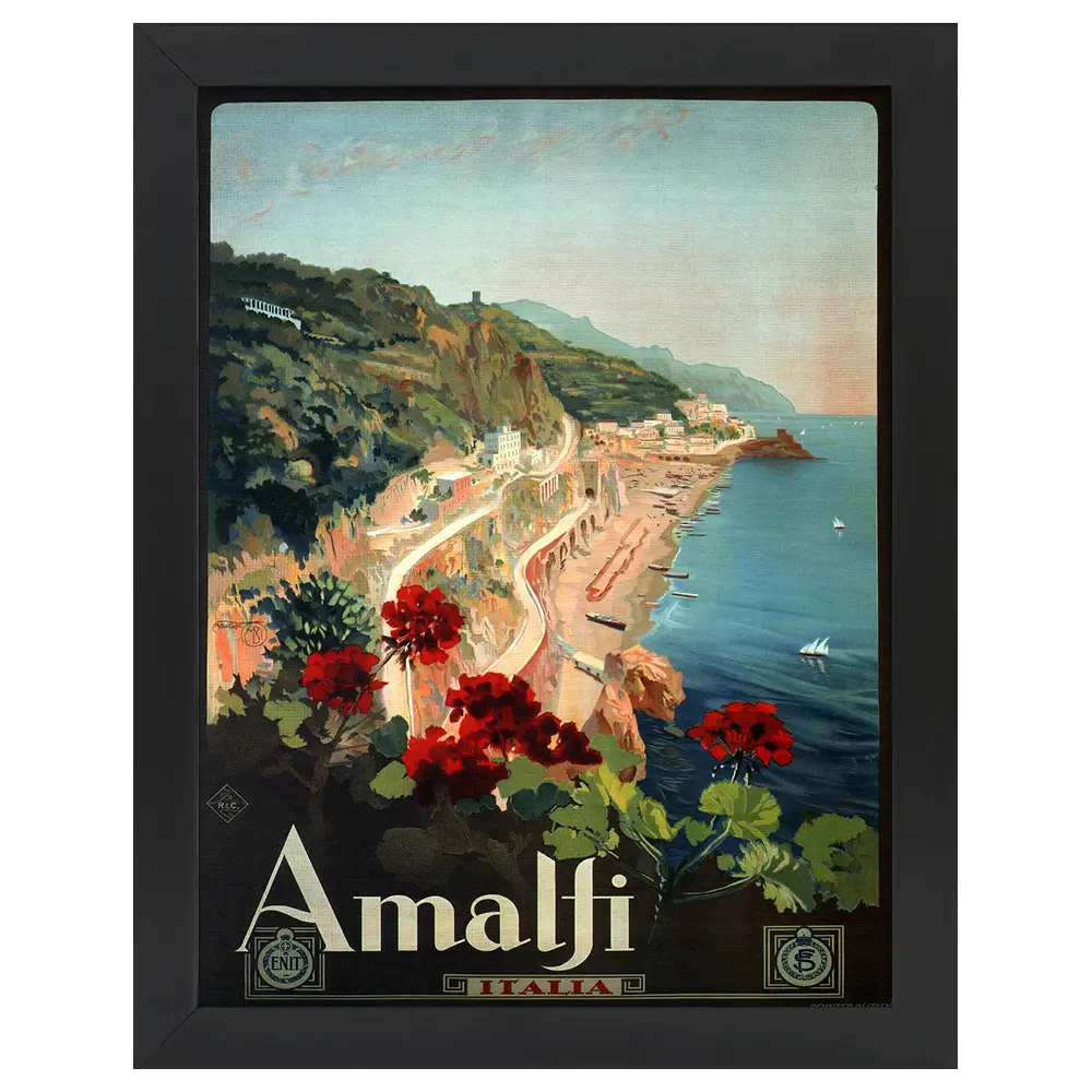 Bilderrahmen Poster Amalfi