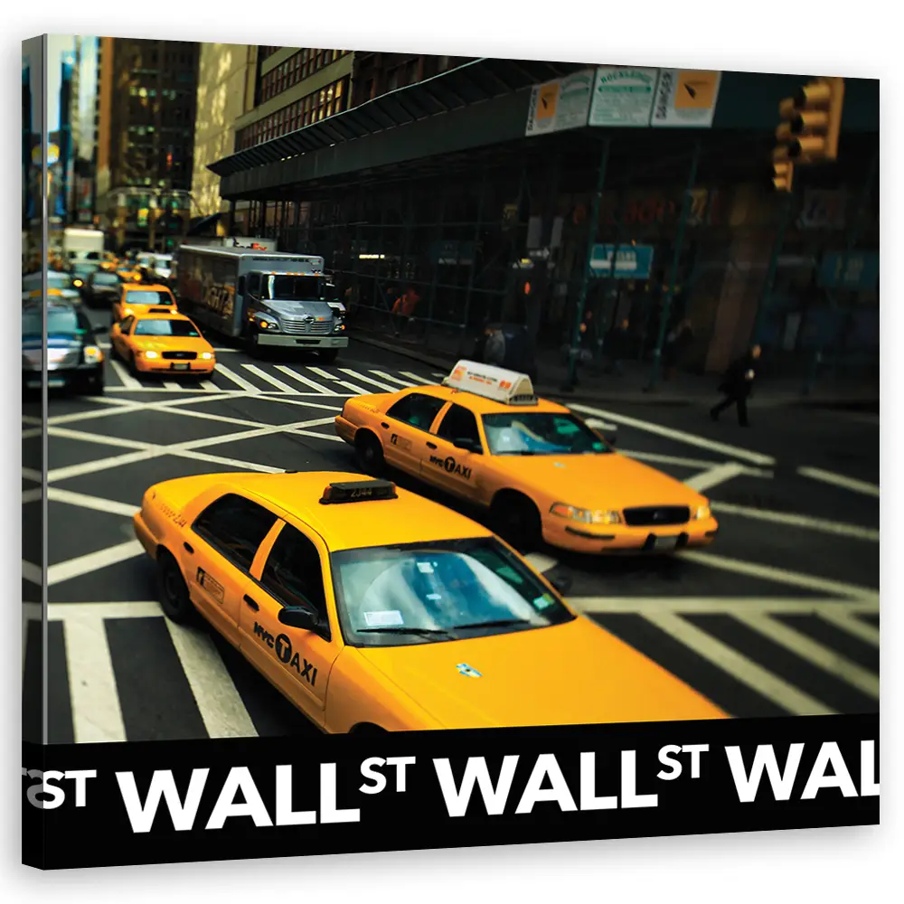 Bild auf leinwand New York City Taxi