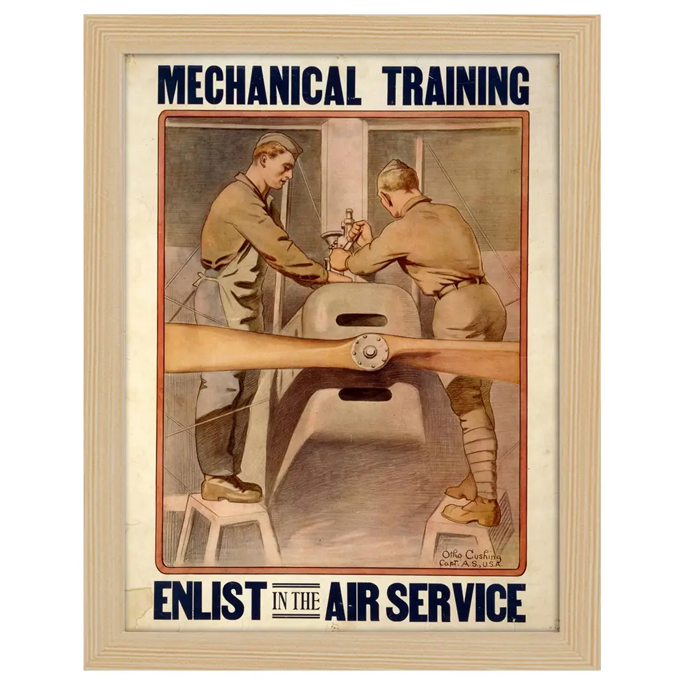 Bilderrahmen Poster Mechanical Training