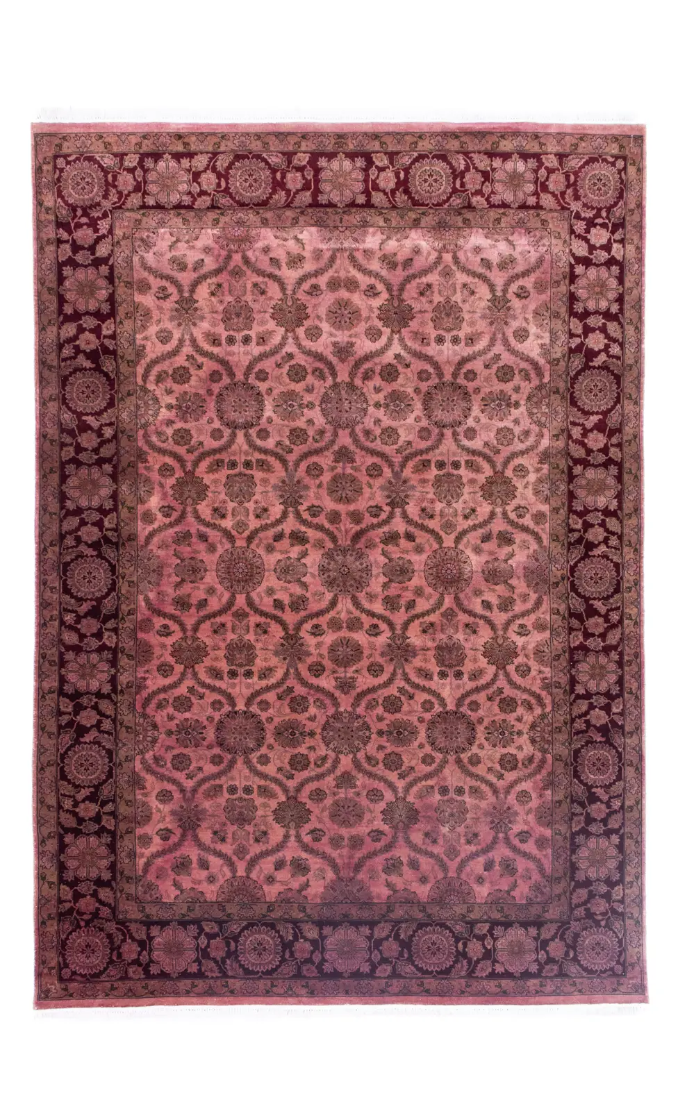 Designer Teppich - 290 x 197 cm - rosa