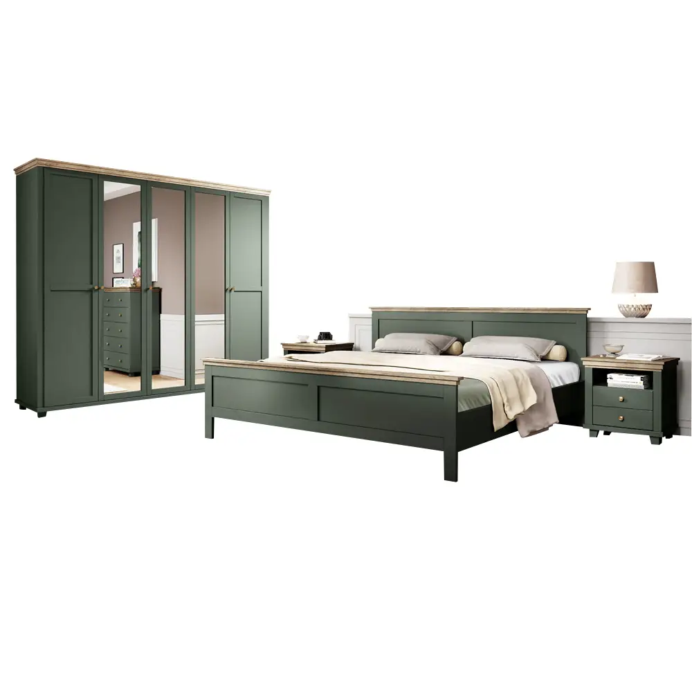 Schlafzimmer Set im 160cm Landhausstil