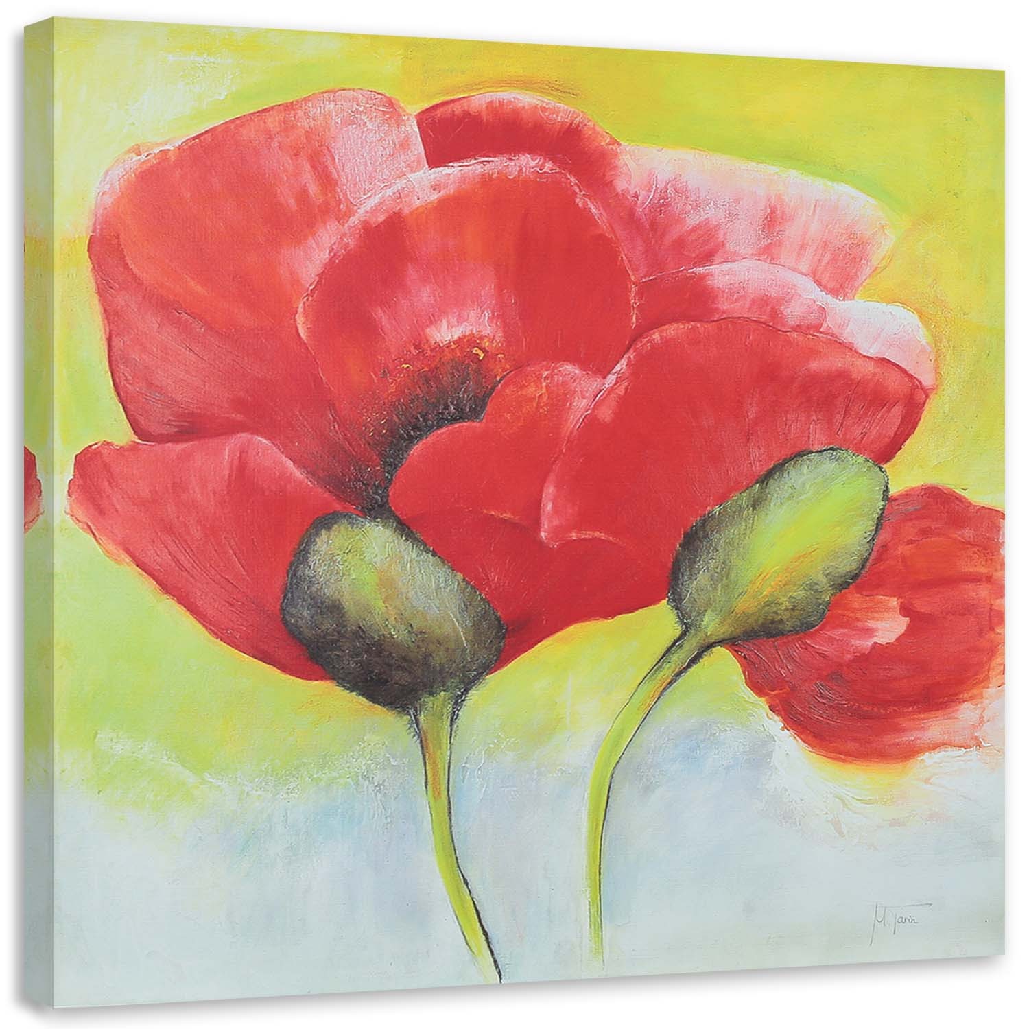 Wandbild Rote Mohnblumen Natur Pflanzen kaufen | home24
