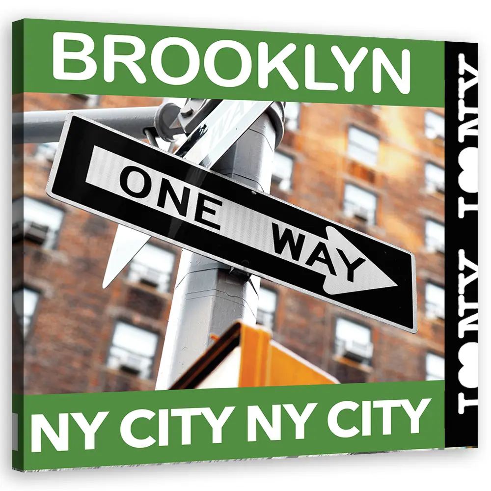 Leinwandbilder New York Brooklyn Stadt
