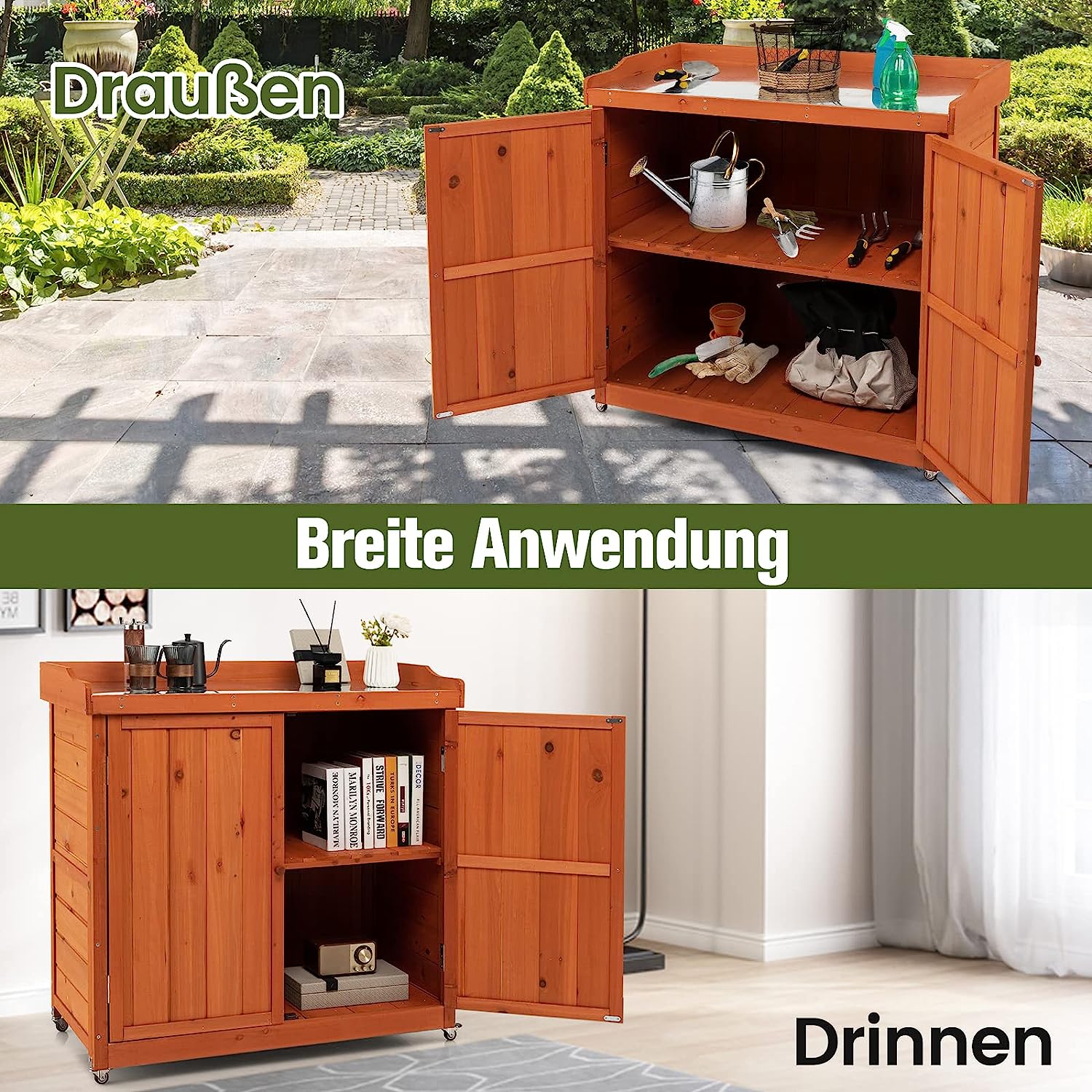 Gartenschrank auf Rollen kaufen