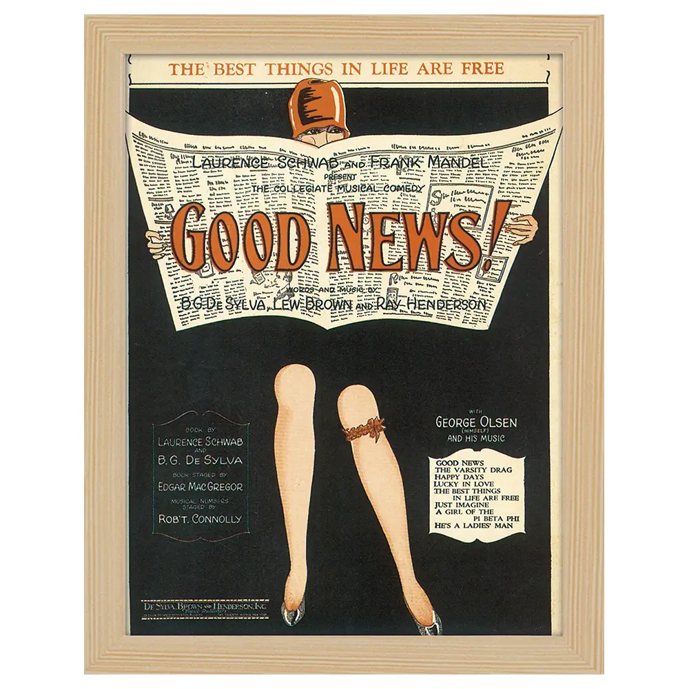 Bilderrahmen Poster Good News!
