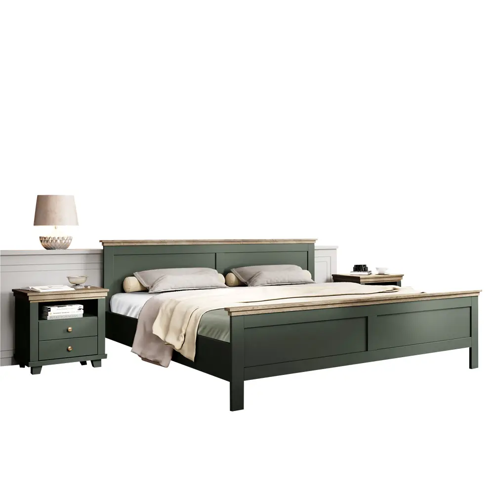 Doppelbett mit 2x Nachttisch 180 x 200cm