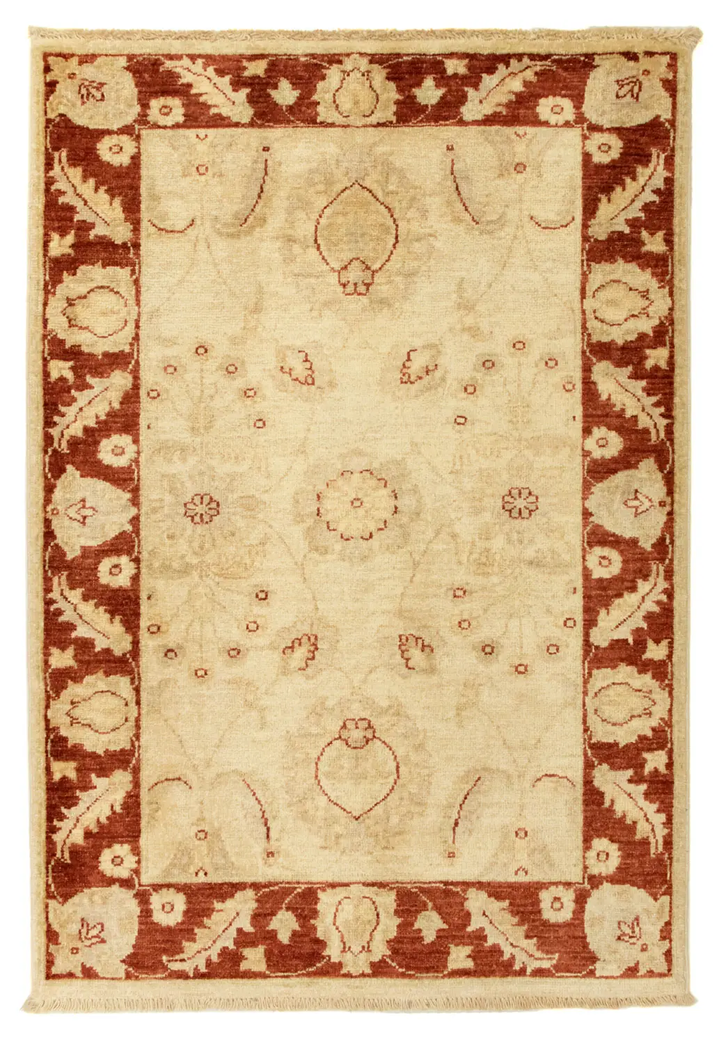 Ziegler Teppich - 118 x 81 cm - beige