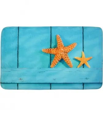 110 cm 70 Badteppich Starfish x