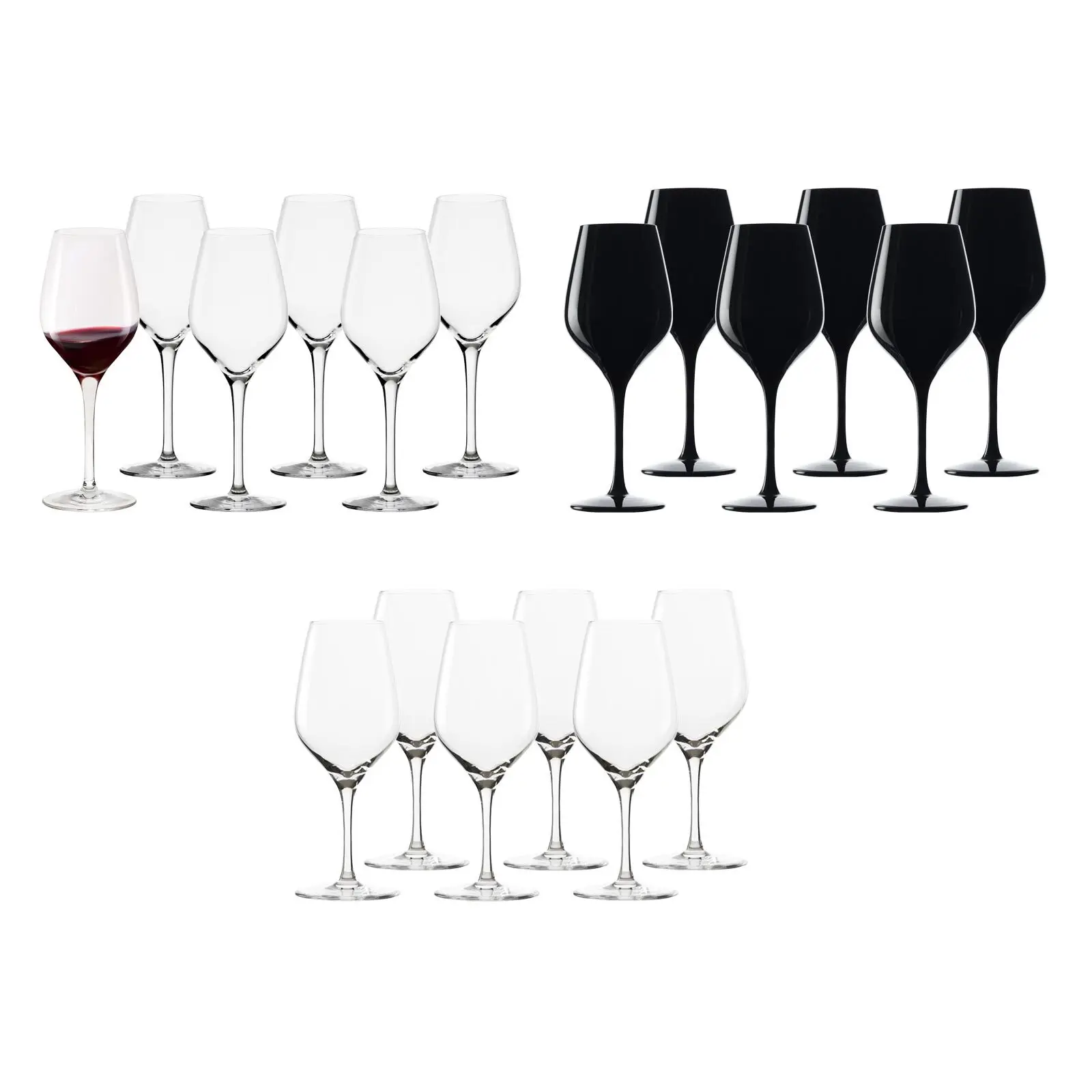 Tastinggl盲ser Exquisit Set 18er Wein