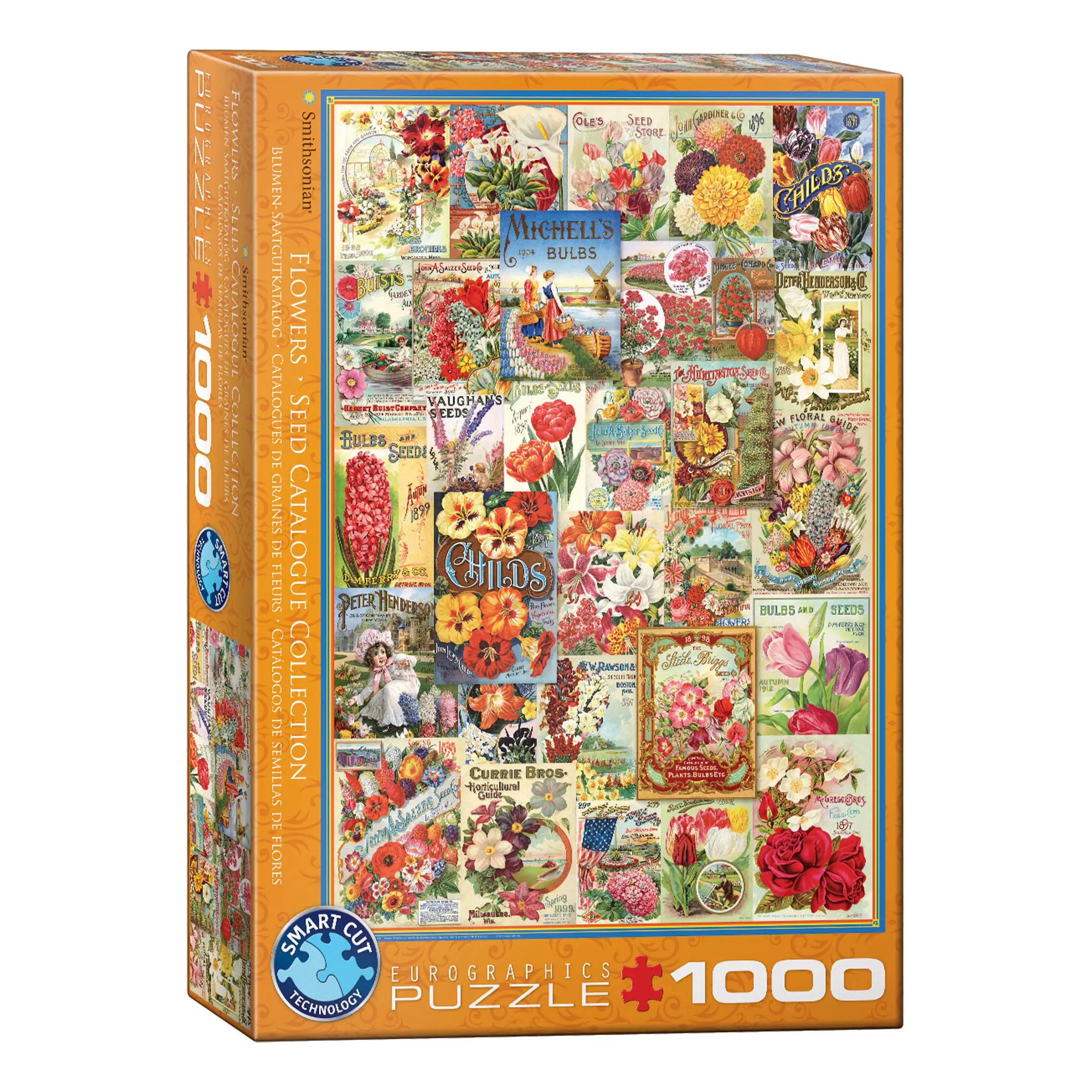 Teile Puzzle 1000 Blumensamenkatalog