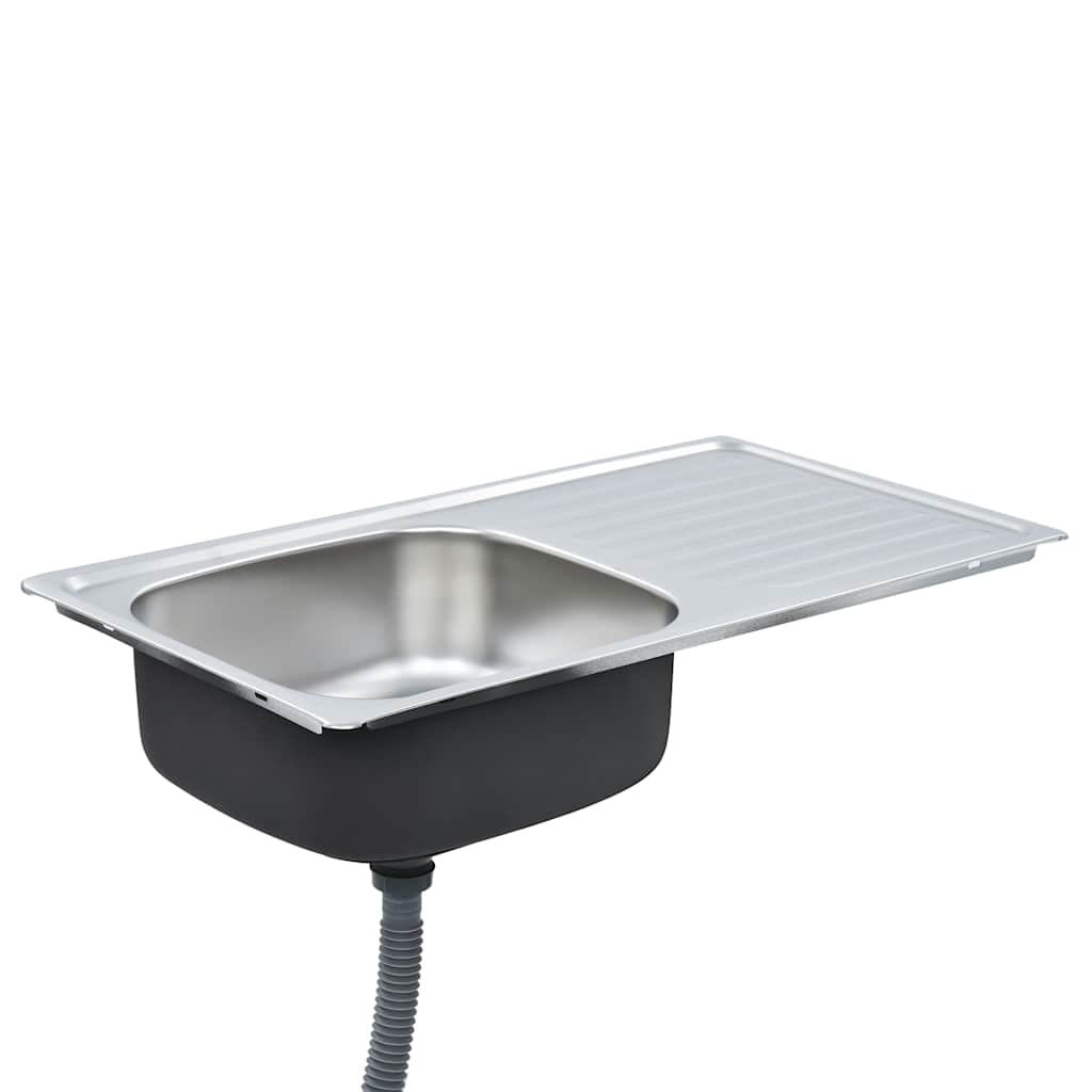 Gaomasck Arbeitsplatzspüle 81,3 Cm – Edelstahl, 16 Gauge, Mit Schienen Für Schneidebrett, Unterbau-Spüle
