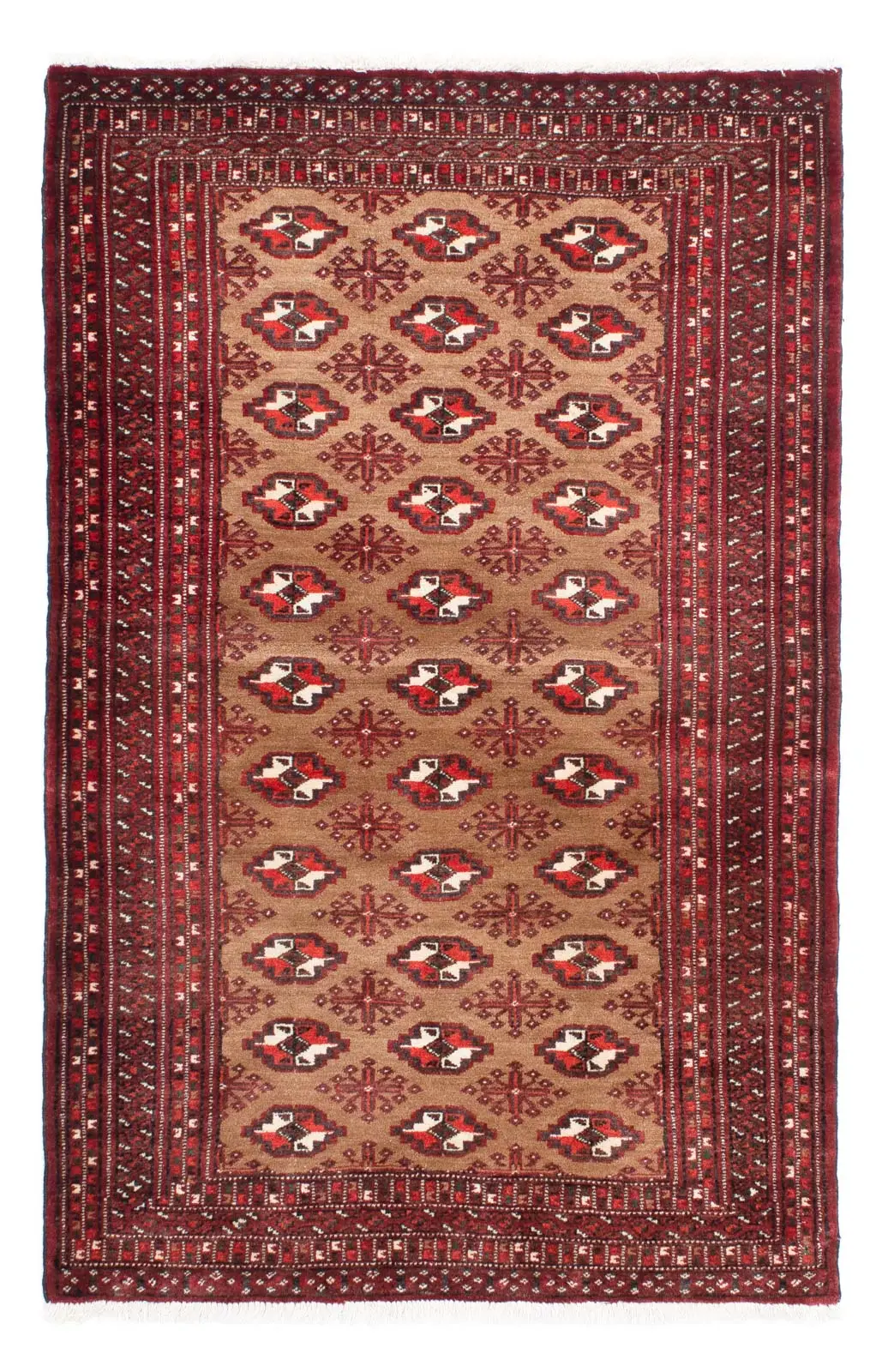 Belutsch Teppich - 154 x 98 - braun cm