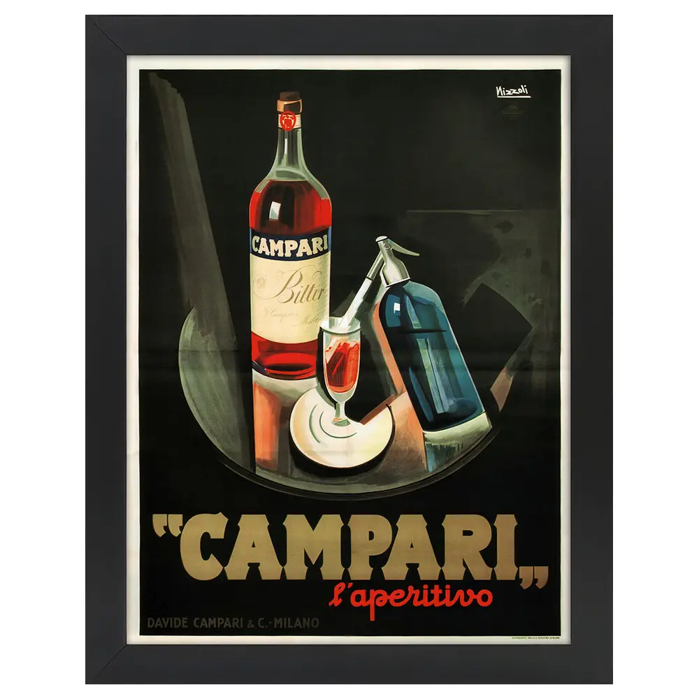 Bilderrahmen Poster Campari