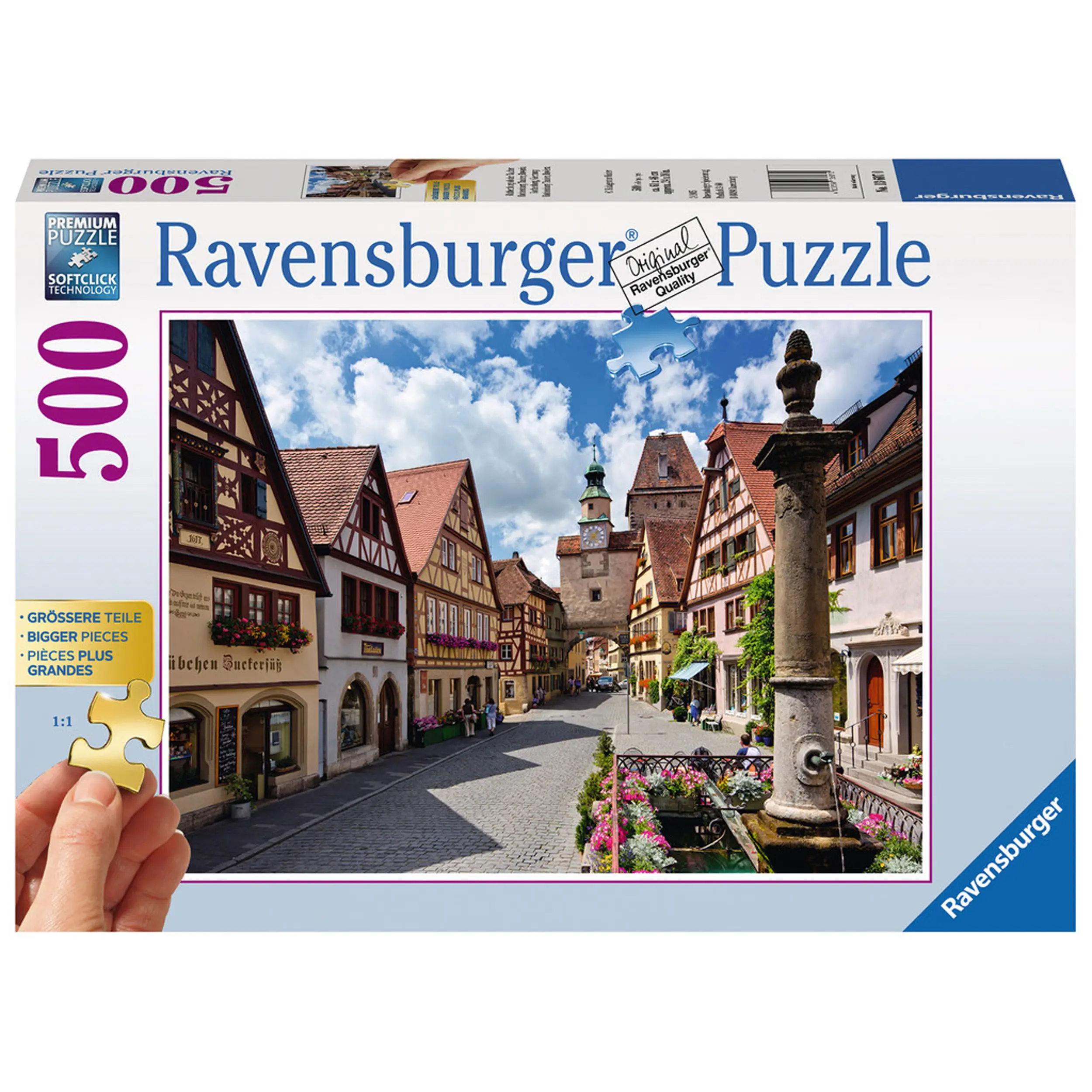 Rothenburg 500 Puzzle Teile