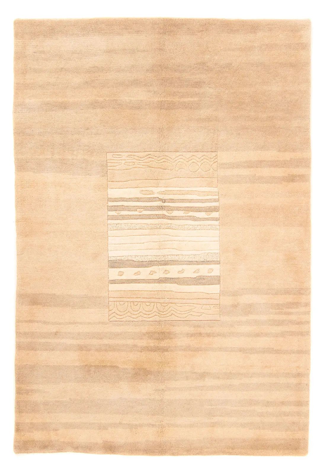 Nepal Teppich - 202 x 141 cm - beige